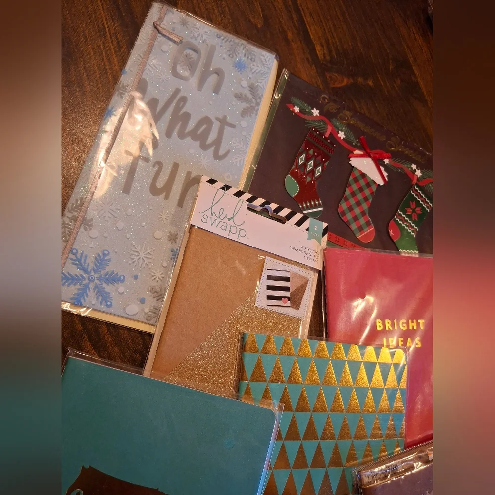 Planner Packs Notebooks Journals Paper Clips Cards Envelopes Supplies Crafts Lot